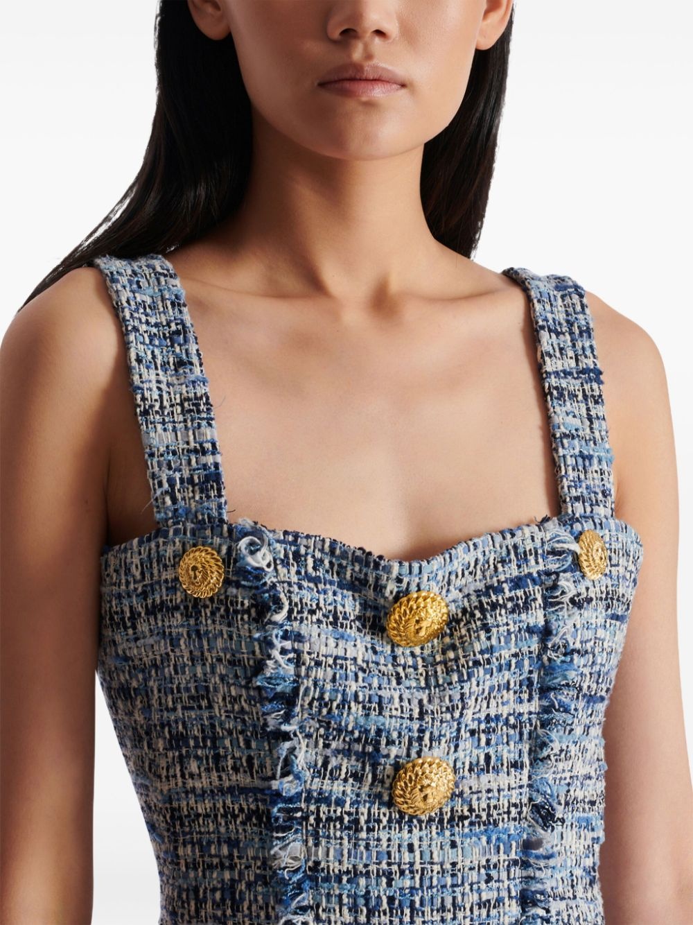 tweed mini dress - 7