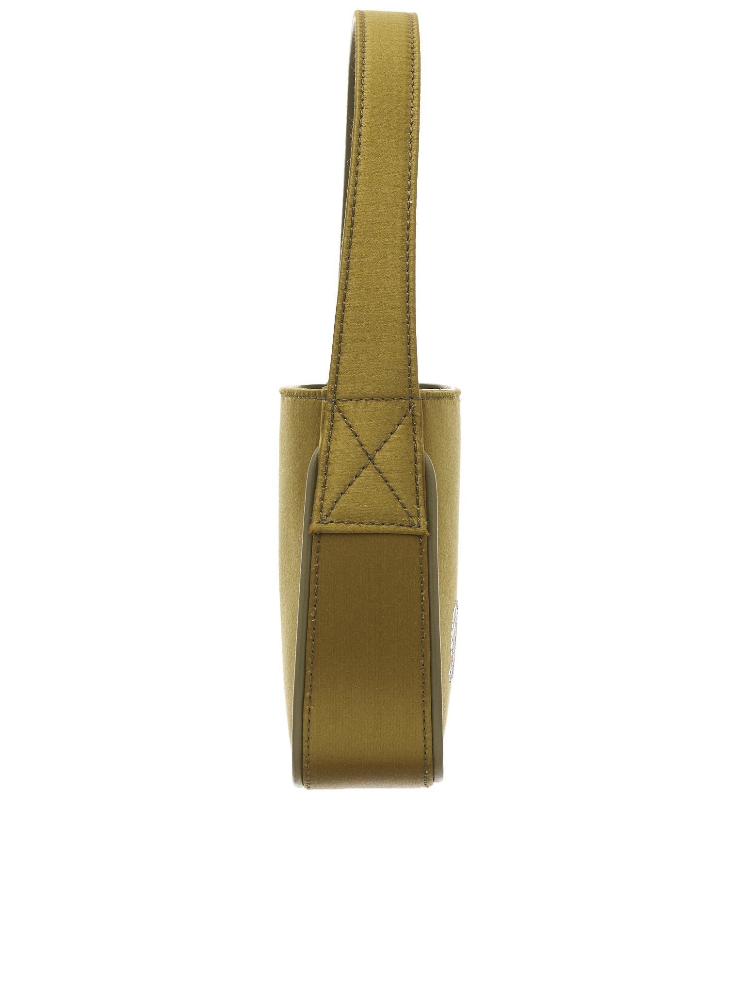 Satin Rhinestone Logo Bag - 2