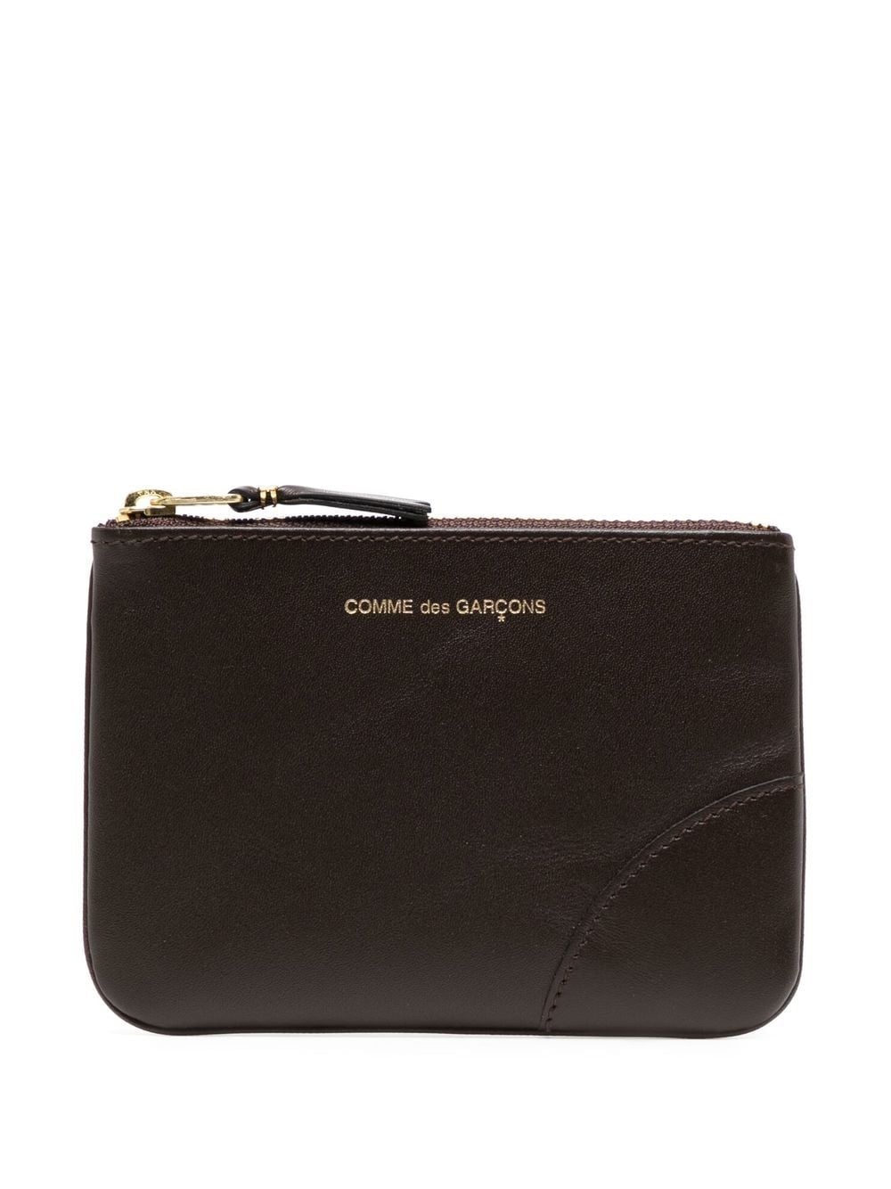 leather zip wallet - 1