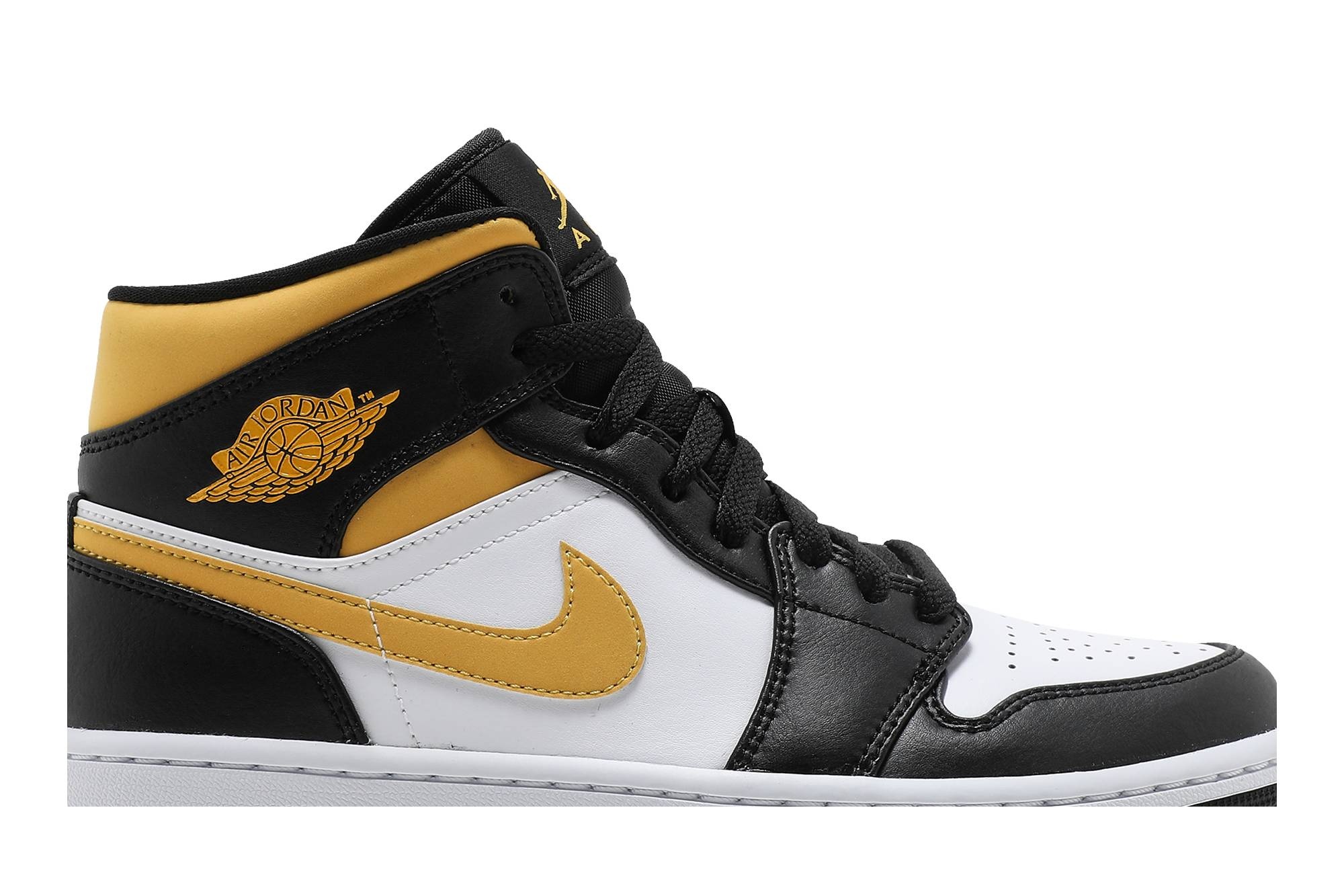 Air Jordan 1 Mid 'Black University Gold' - 2