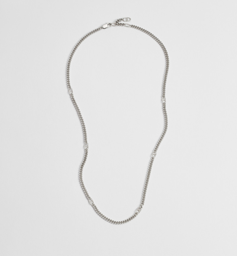 CD Icon Thin Chain Link Necklace 1