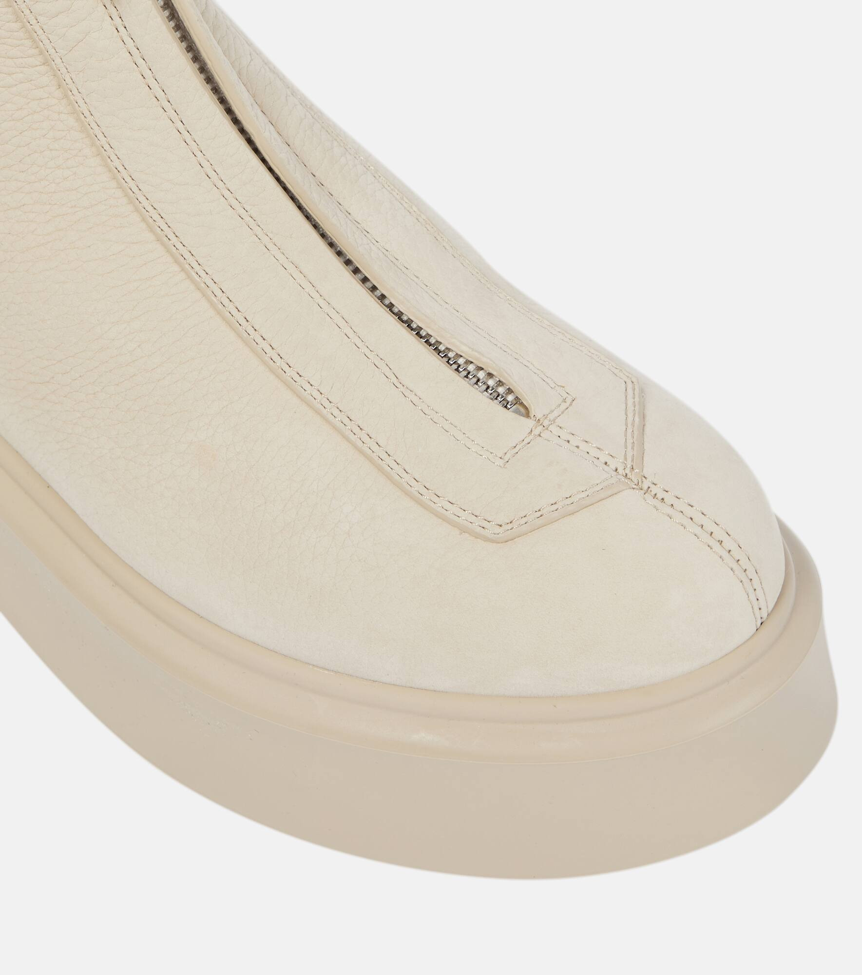 Zipped 1 leather ankle boots - 6
