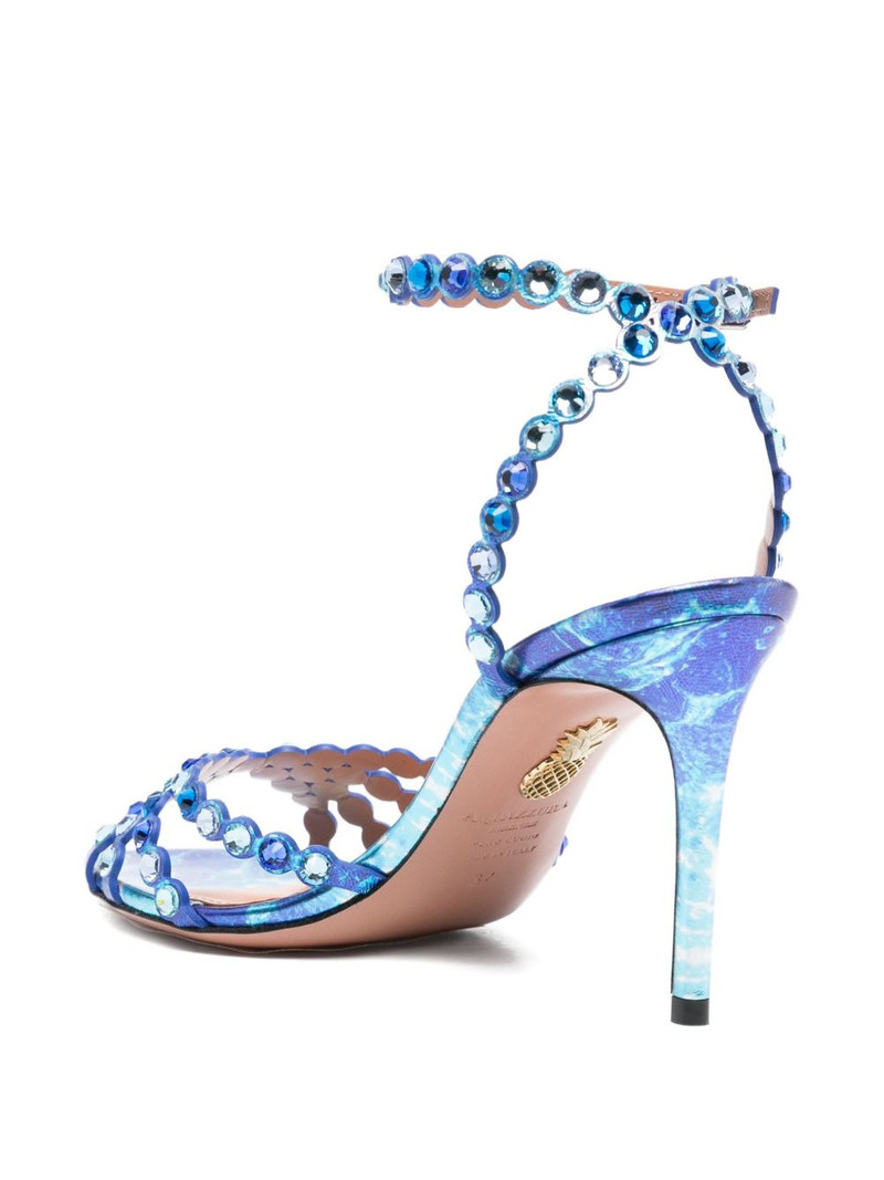 85 mm Tequila crystal-embellished stiletto sandals 3