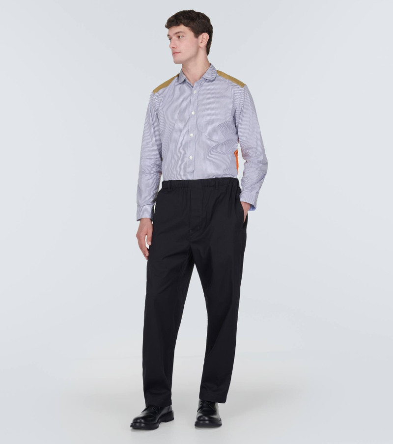 Junya Watanabe MAN Panelled cotton-blend shirt outlook