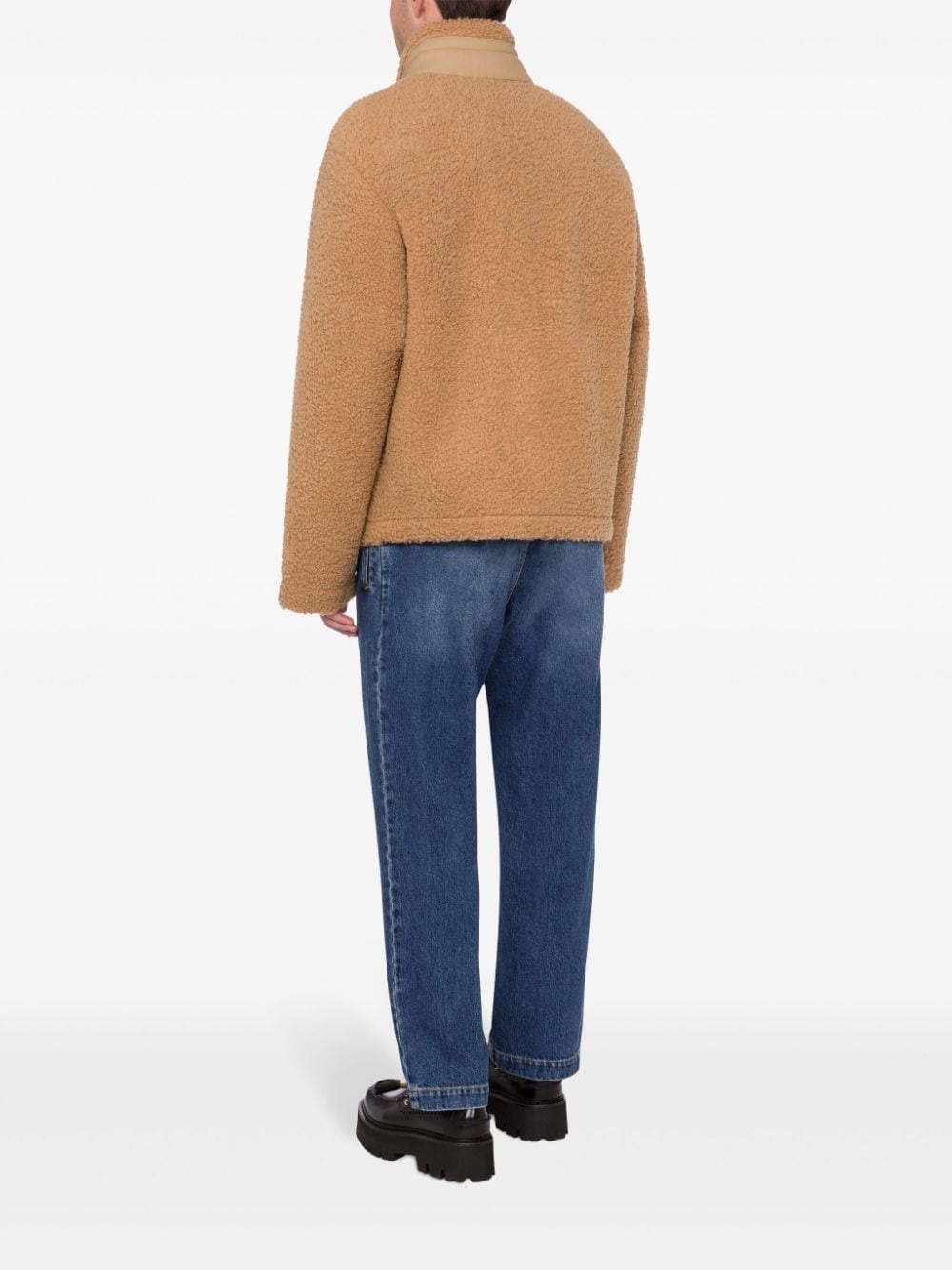 faux-shearling jacket - 3