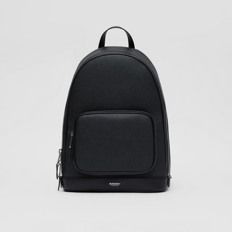 Grainy Leather Backpack 1