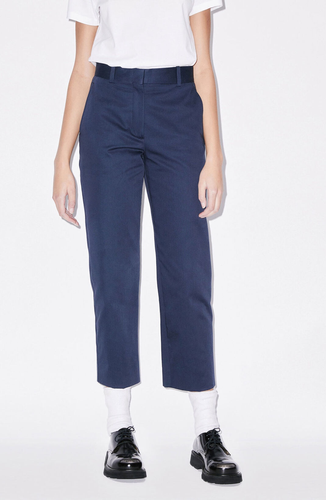 Cropped tailored trousers - 4