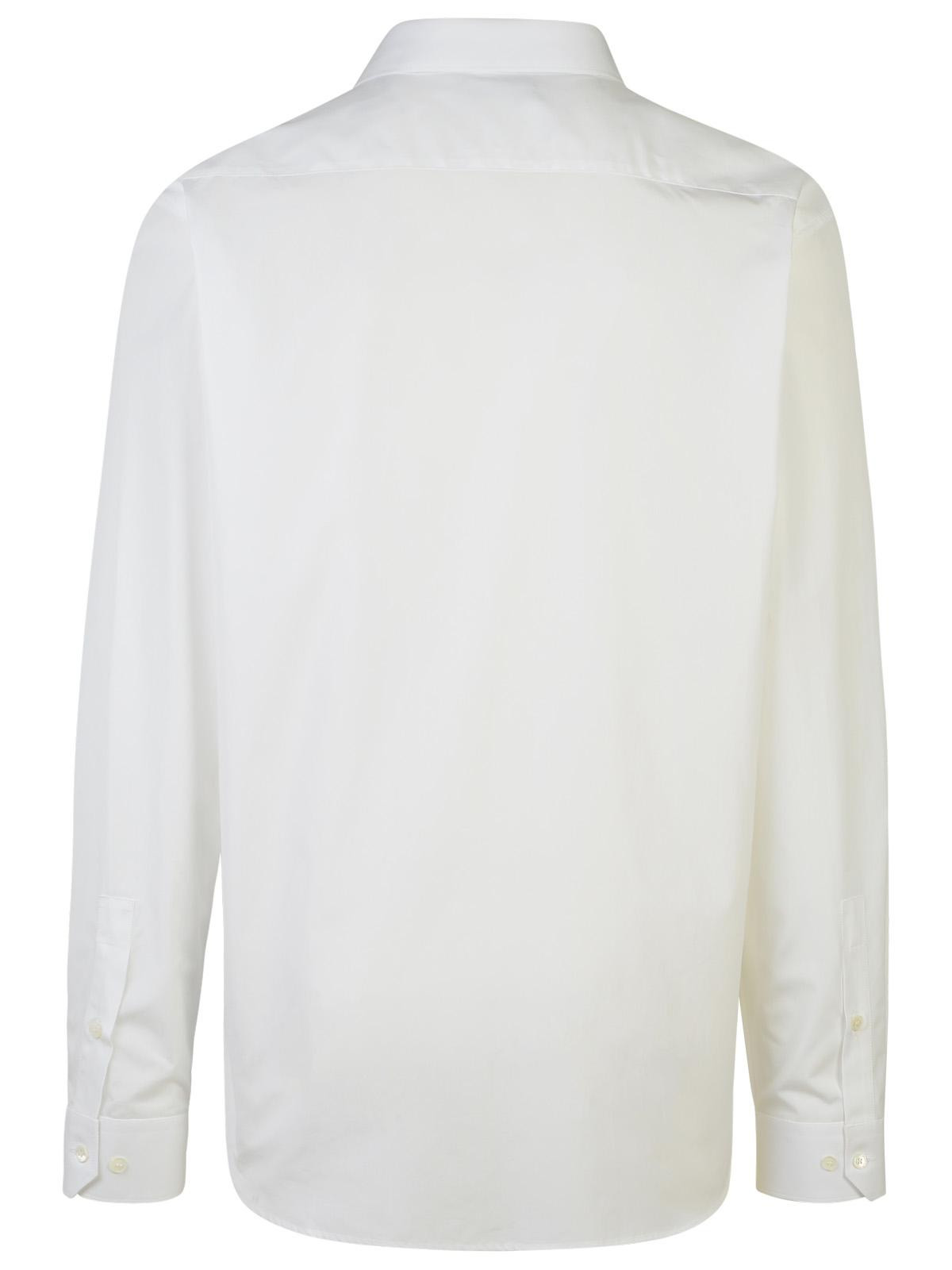 Balmain White Cotton Shirt Men - 3