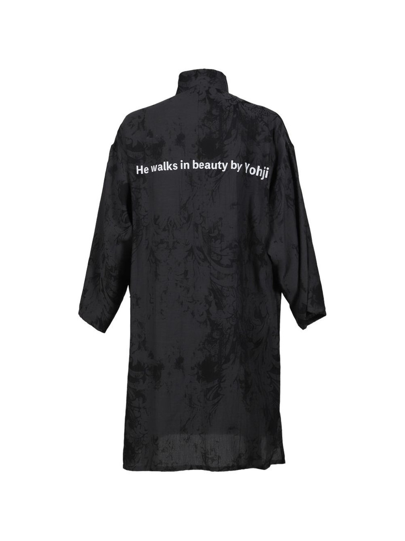Yohji Yamamoto floral buttoned coat outlook