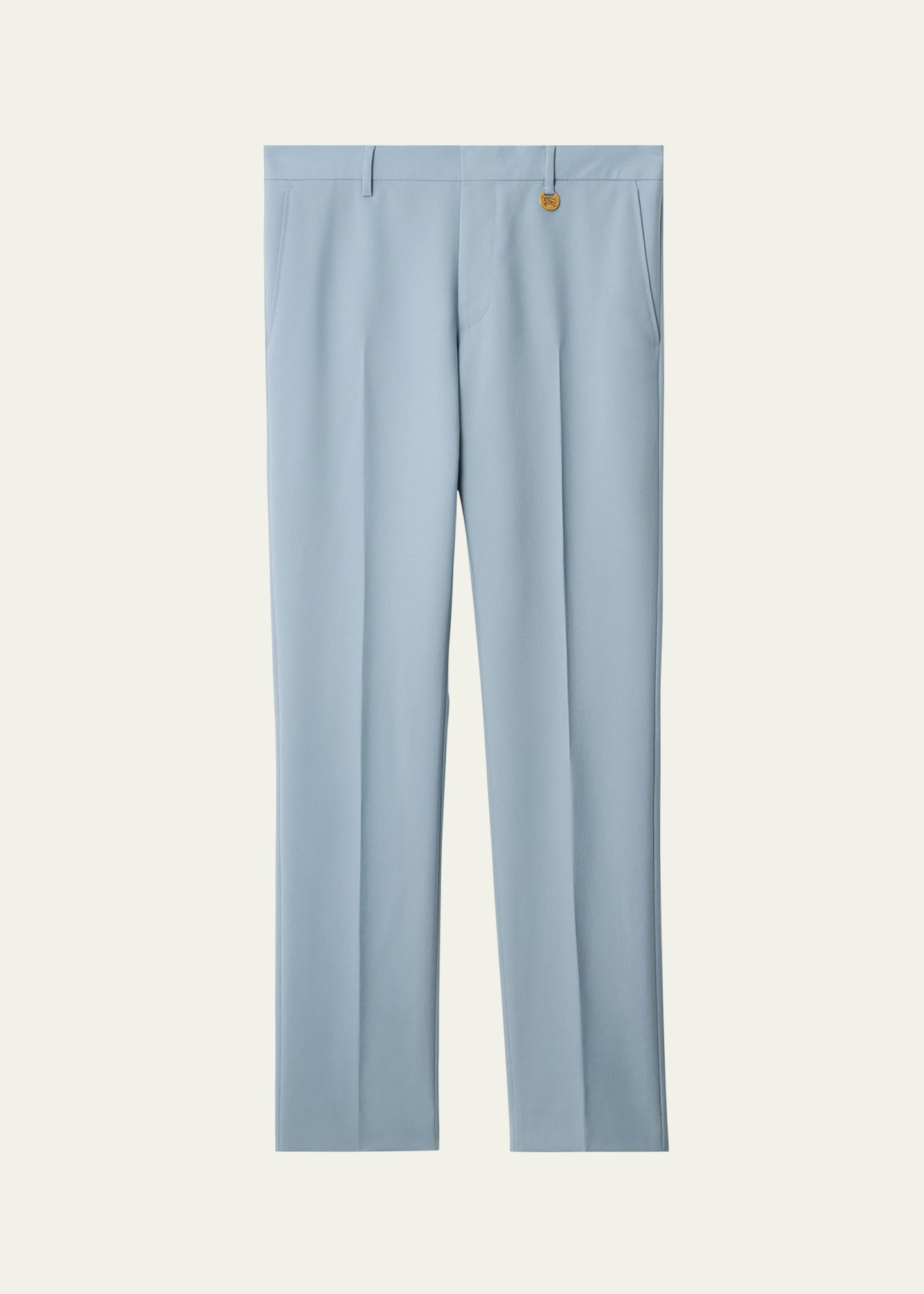 Men's Wool Slim-Fit Trousers - 1