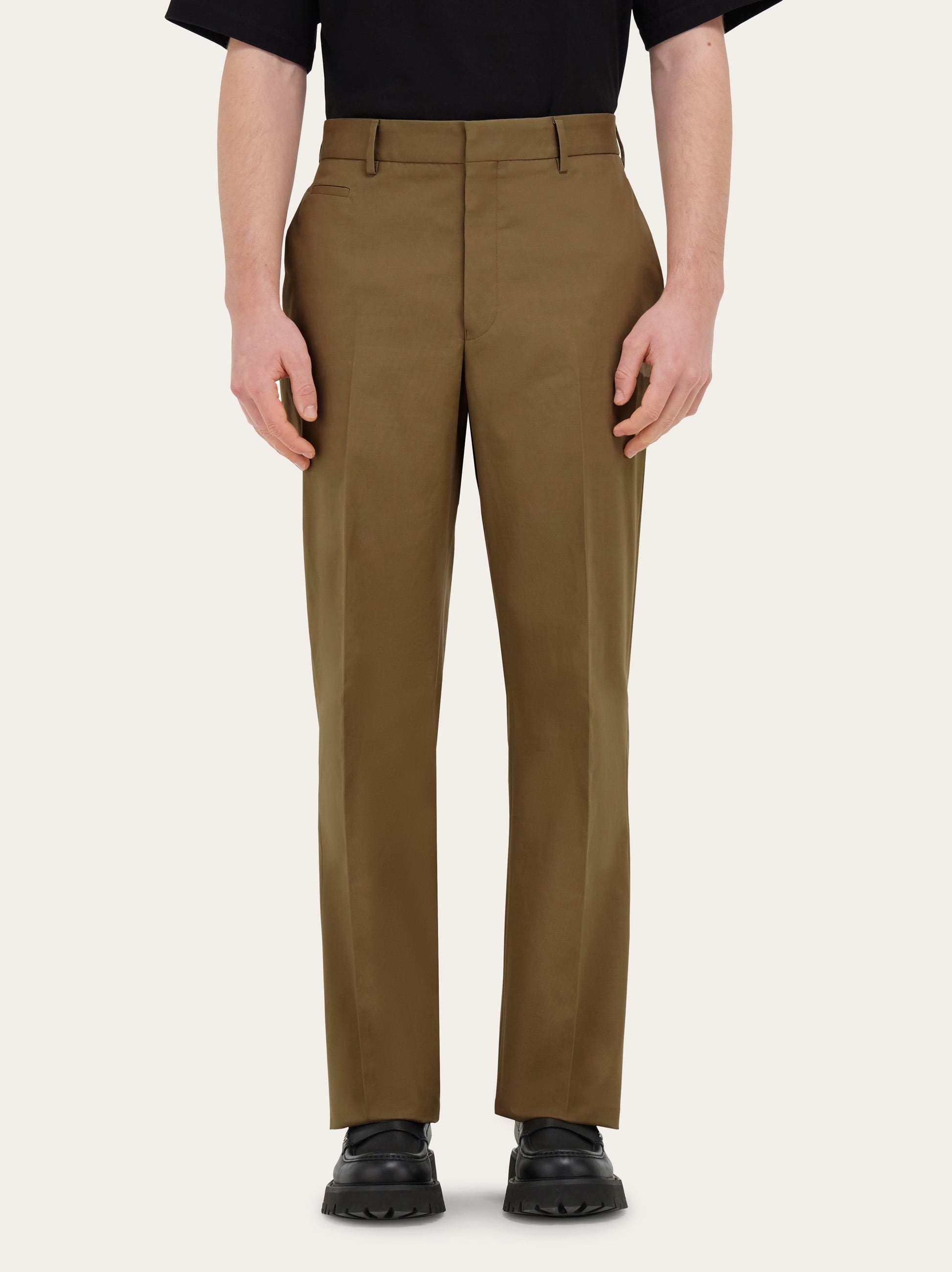 Cotton canvas trouser - 2