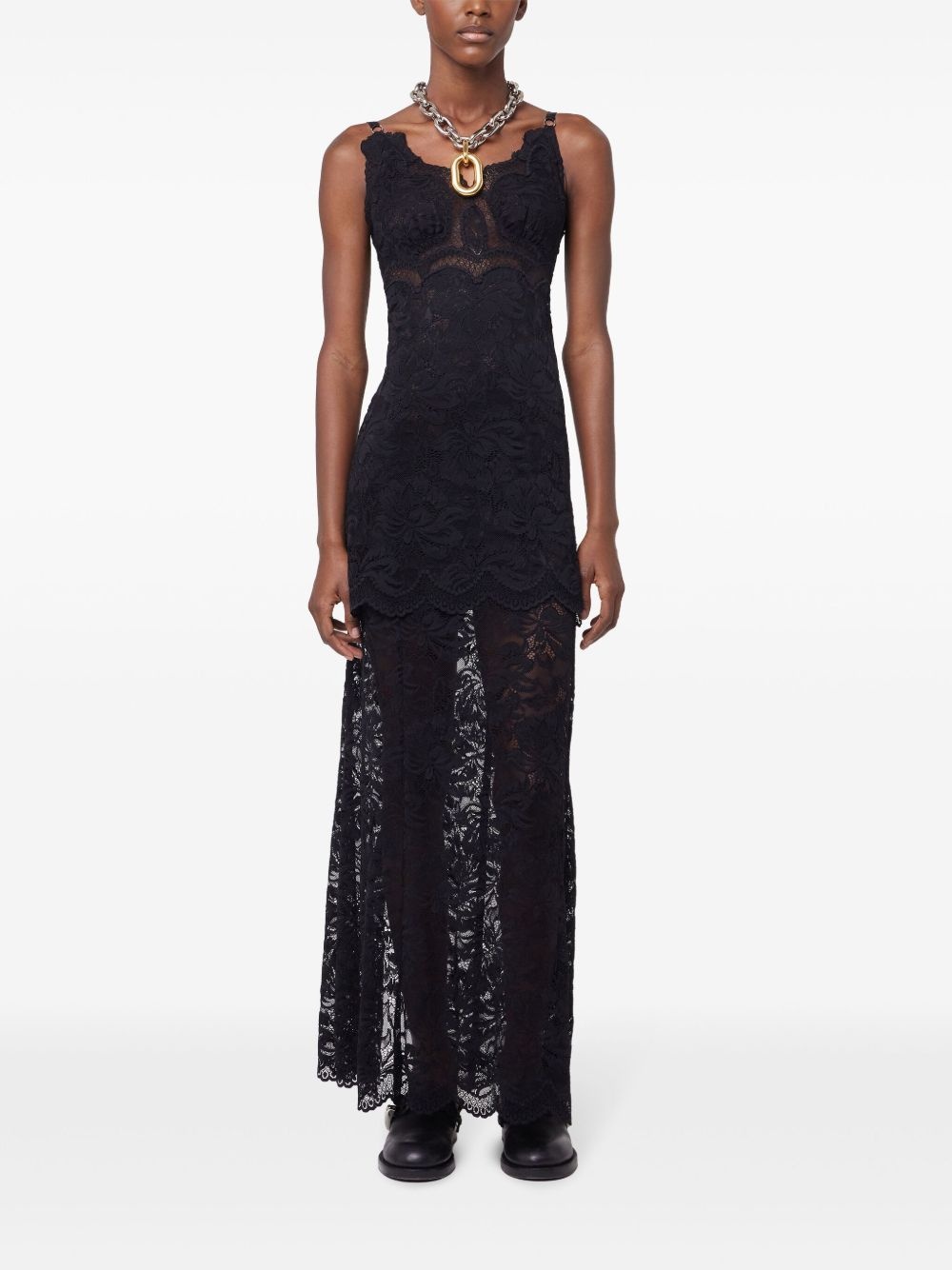 lace maxi dress - 2