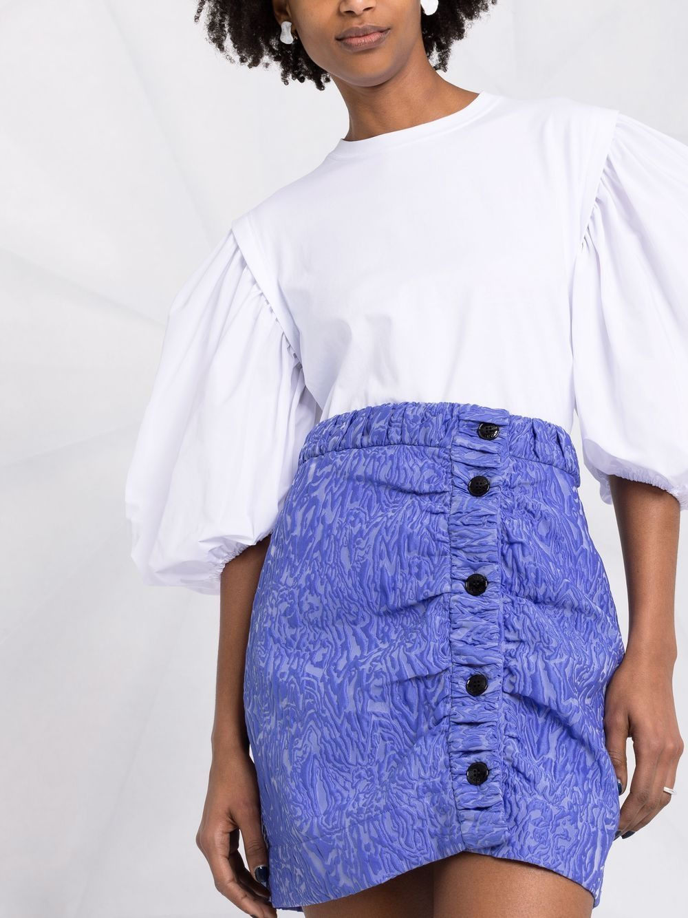 asymmetrical mini skirt - 5