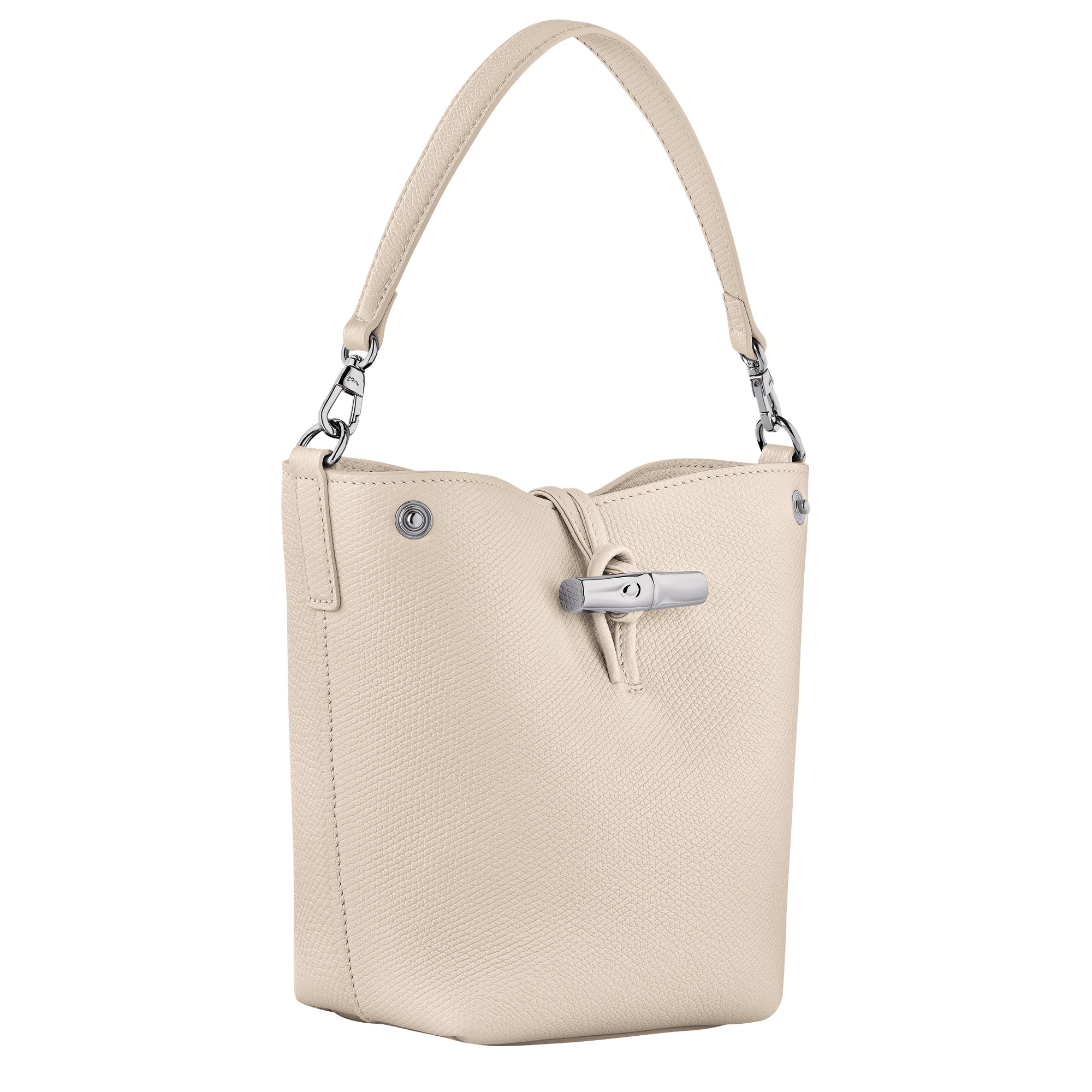 Le Roseau XS Bucket bag Paper - Leather - 3