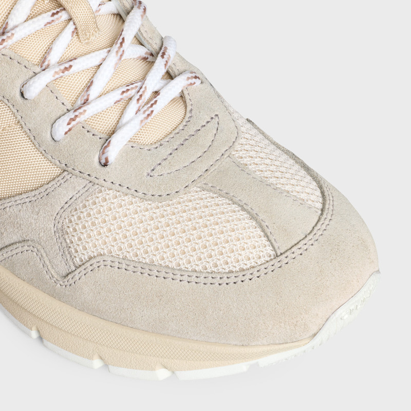CELINE RUNNER CR-04 SNEAKER IN Nylon, Mesh, Calfskin and Suede Calfskin 4