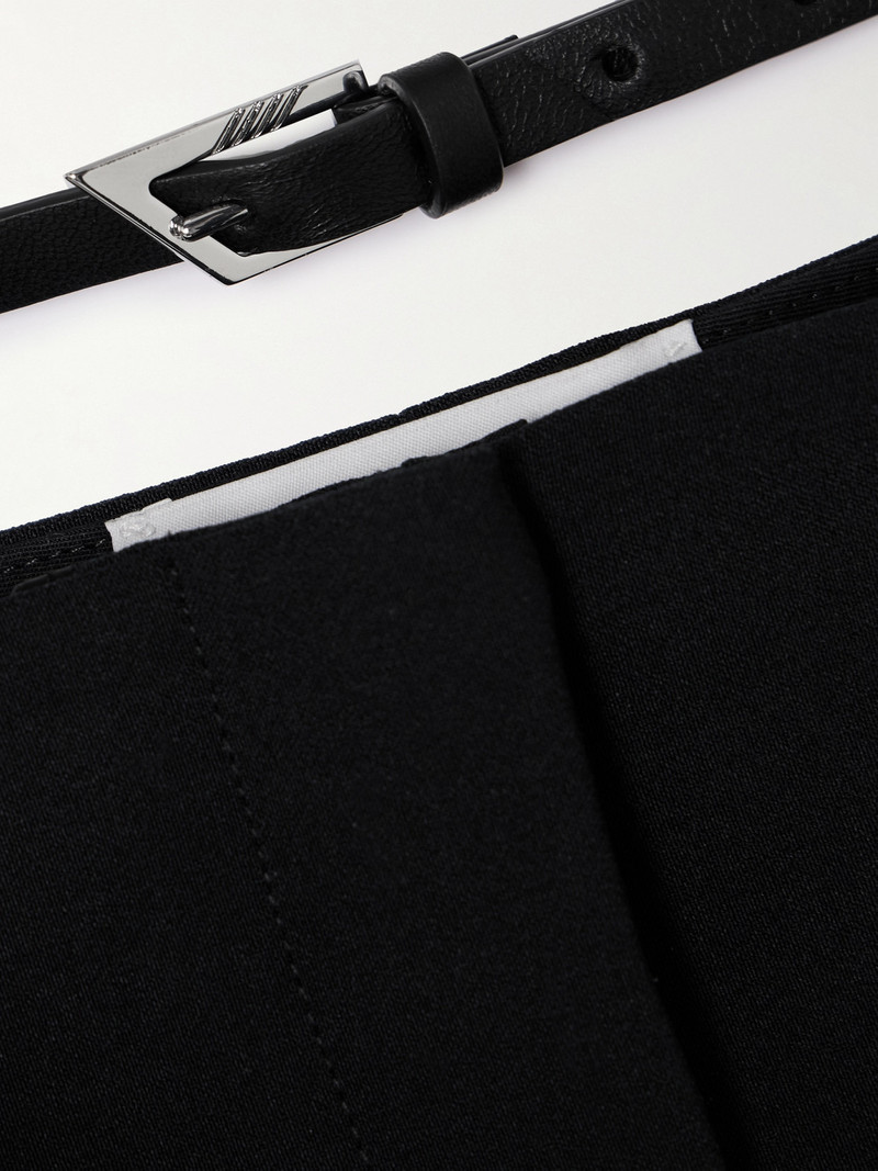 Belted Cutout Cady Midi Skirt 5