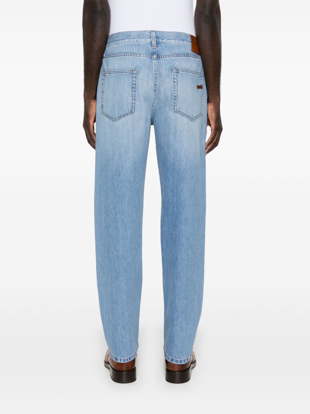 logo-patch jeans - 4