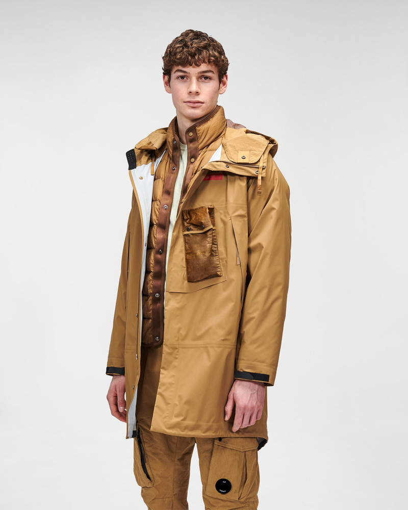 C.P. Company Gore-Tex 3L Infinium Mixed Goggle Down Parka outlook