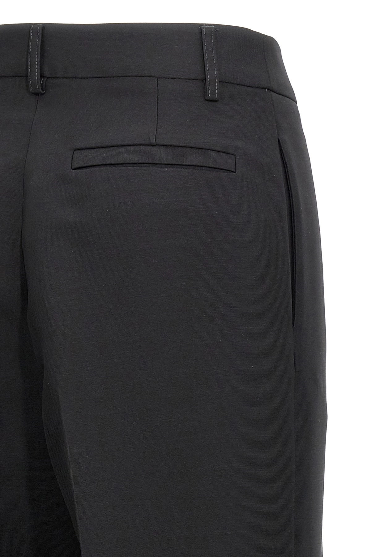 Stretched pleated trousers - 4