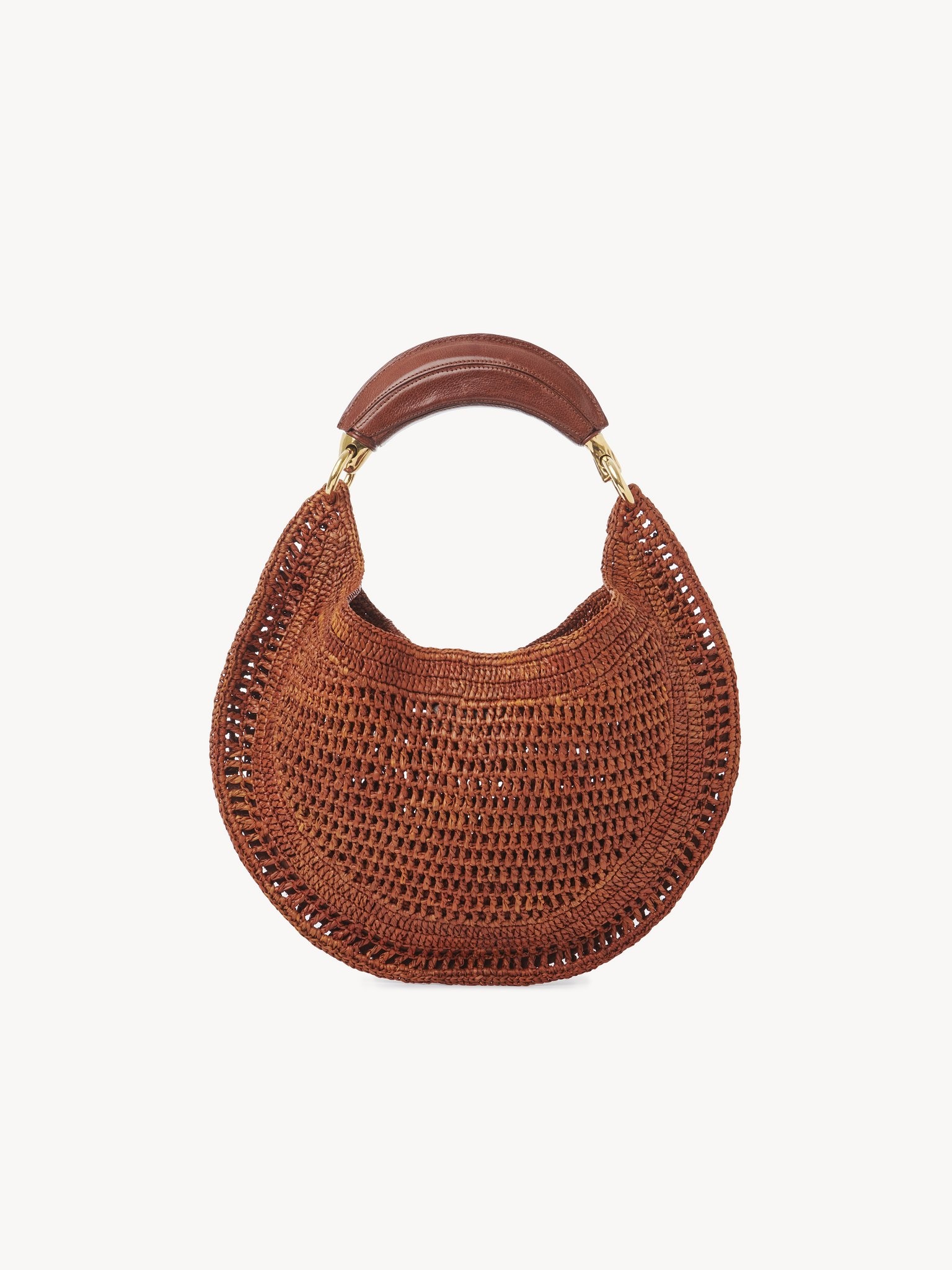 SUMMER BANANA HOBO BAG IN RAFFIA - 4