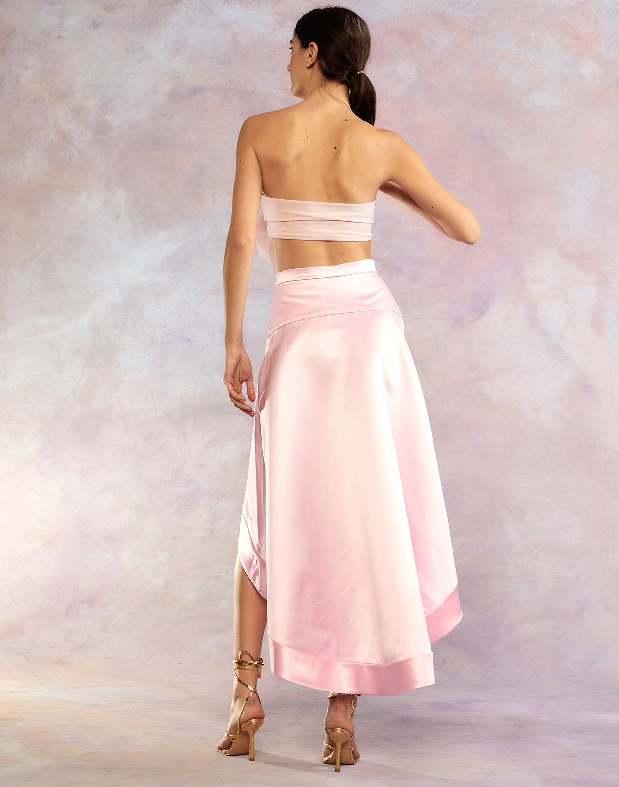 Livia Satin Skirt - 5