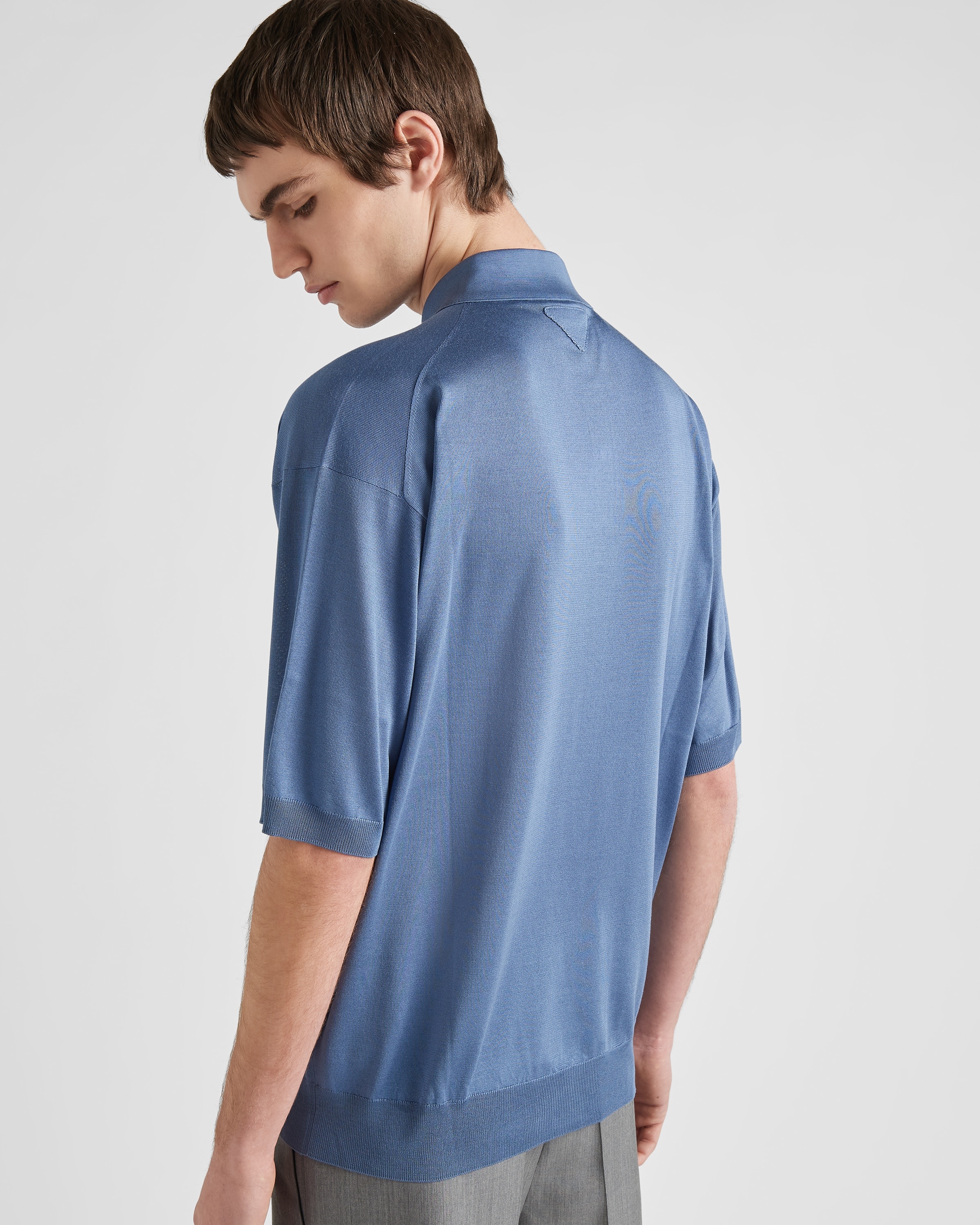 Silk polo shirt - 5