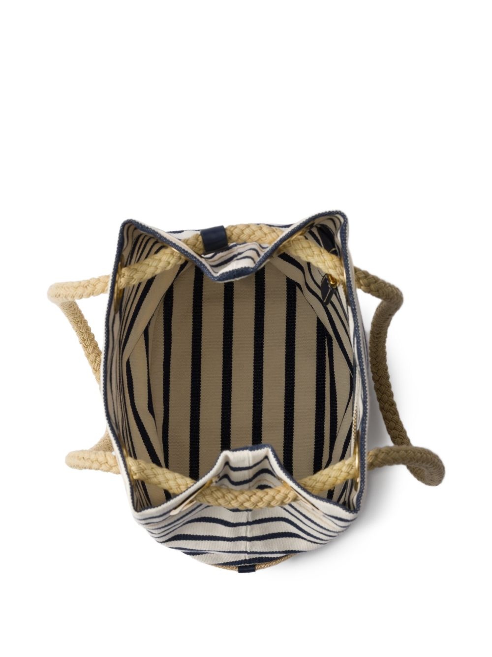 small striped bucket bag - 6