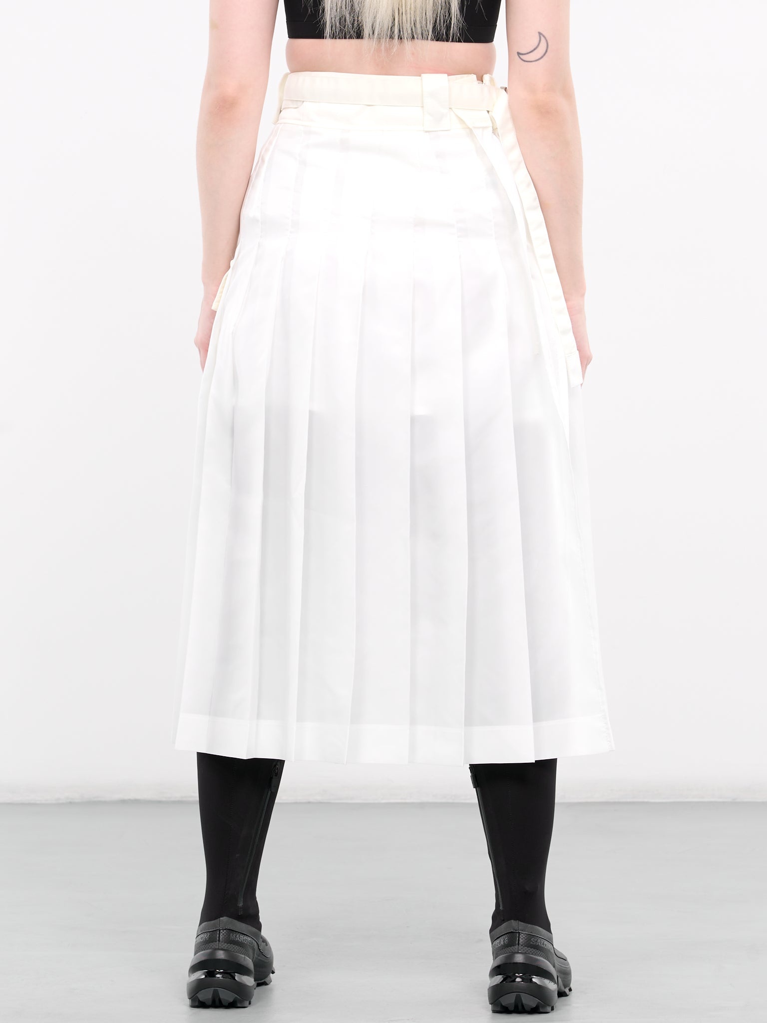 Nylon Twill Skirt - 3