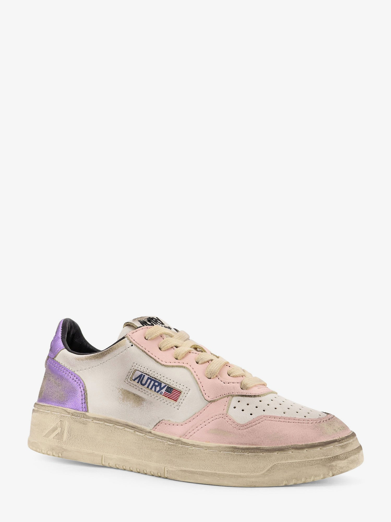SNEAKERS LOW-TOP SUPER VINTAGE IN PELLE - 2