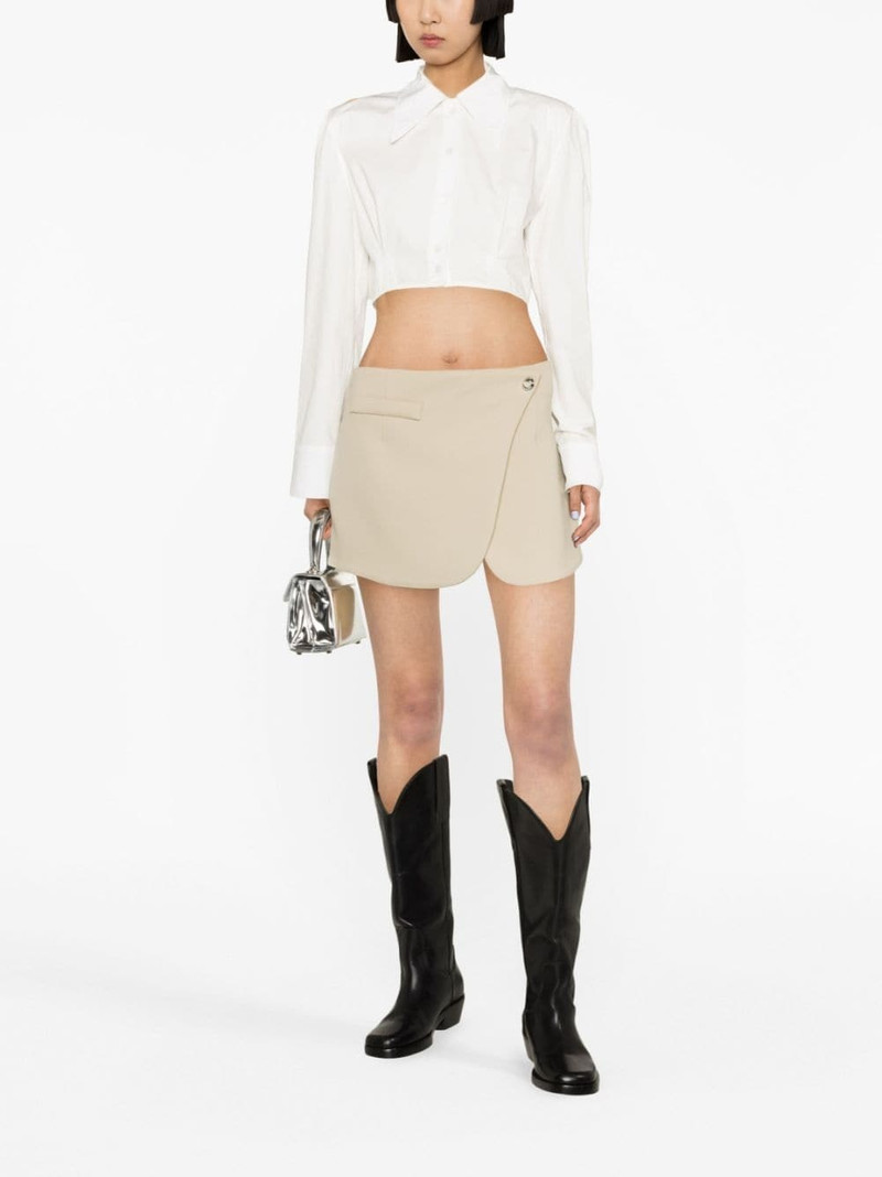 COPERNI tailored wrap miniskirt outlook