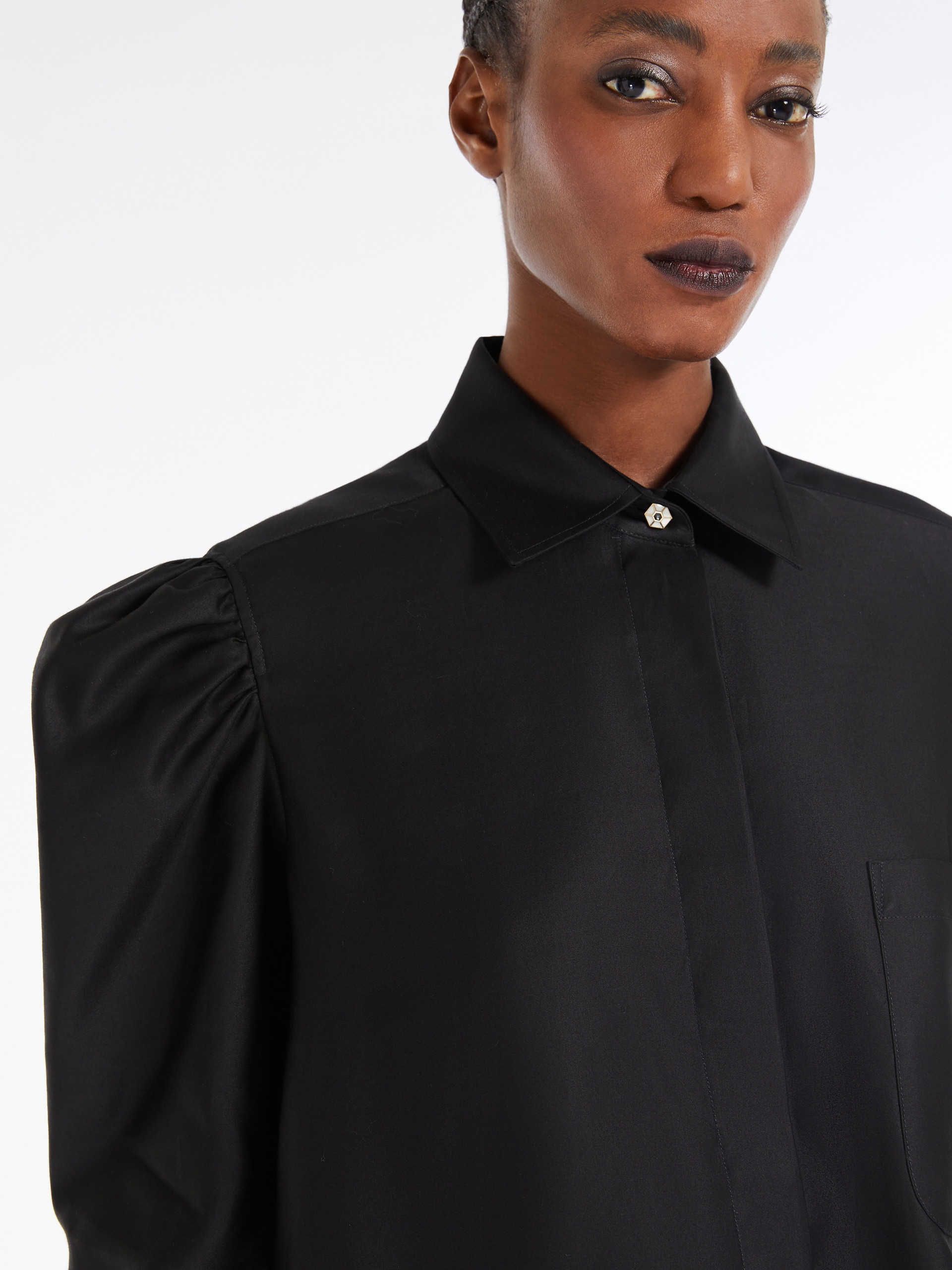 FARADAY Cotton satin shirt - 5