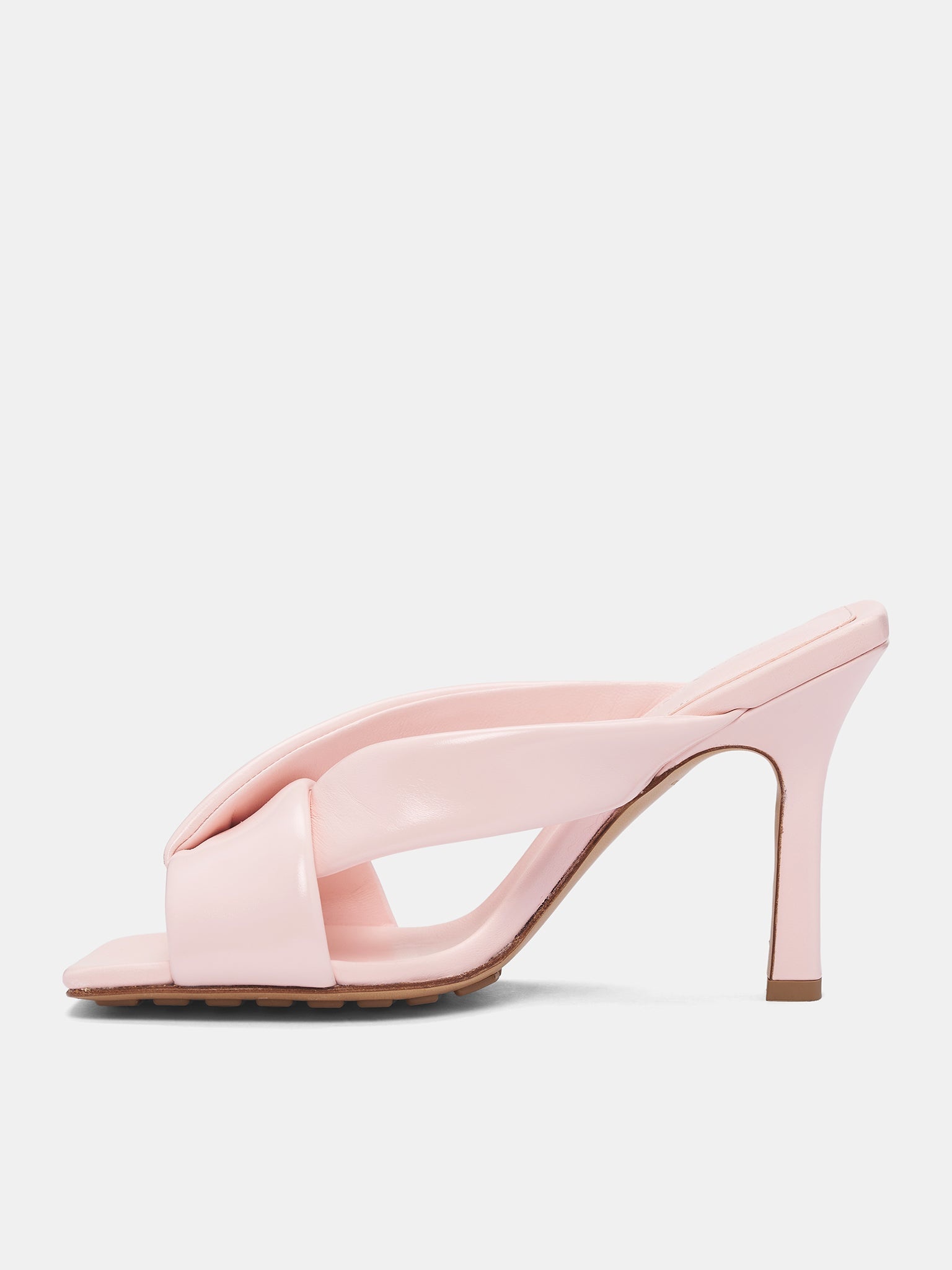 Pink Riva Heeled Mules - 3