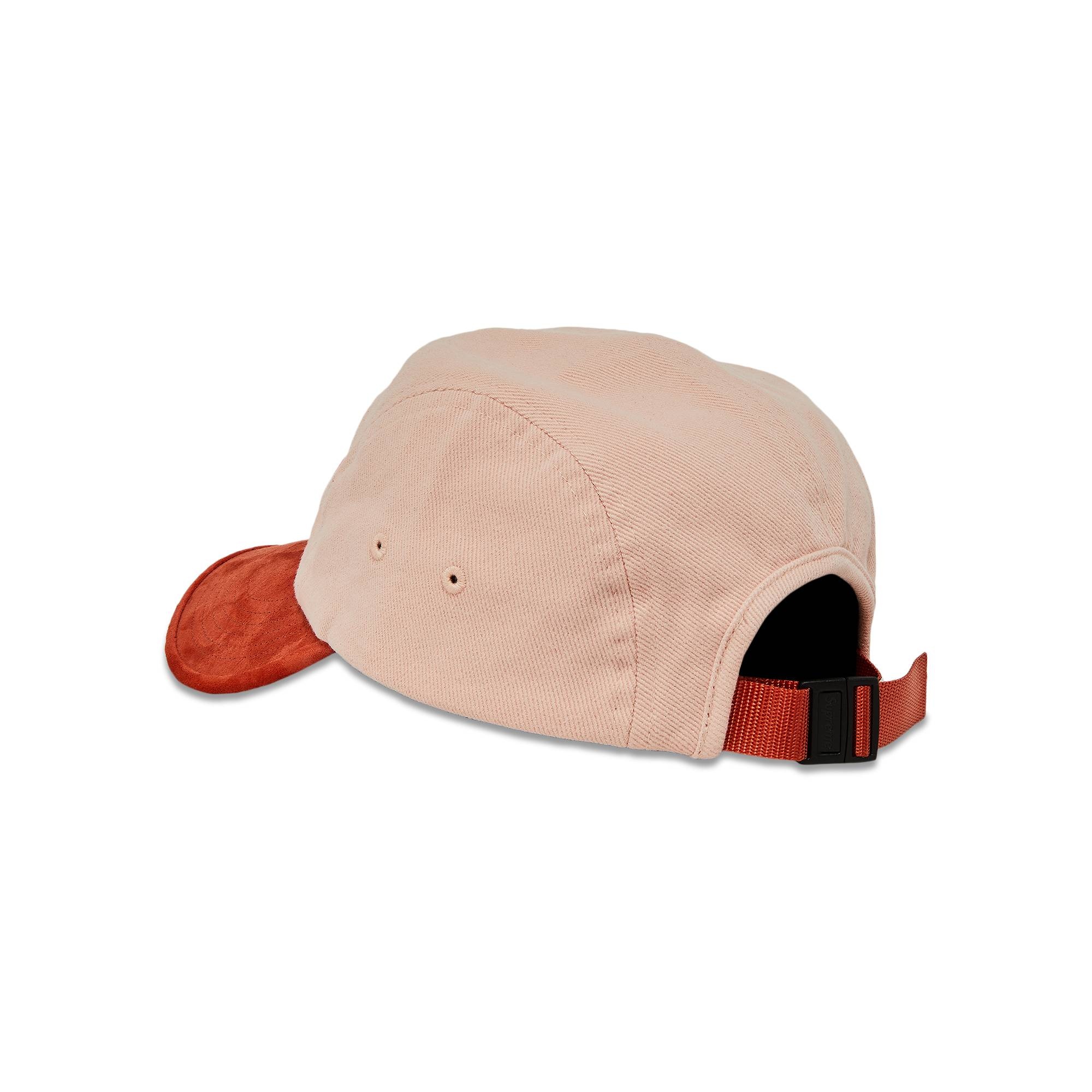 Supreme Suede Visor Camp Cap 'Peach' - 3