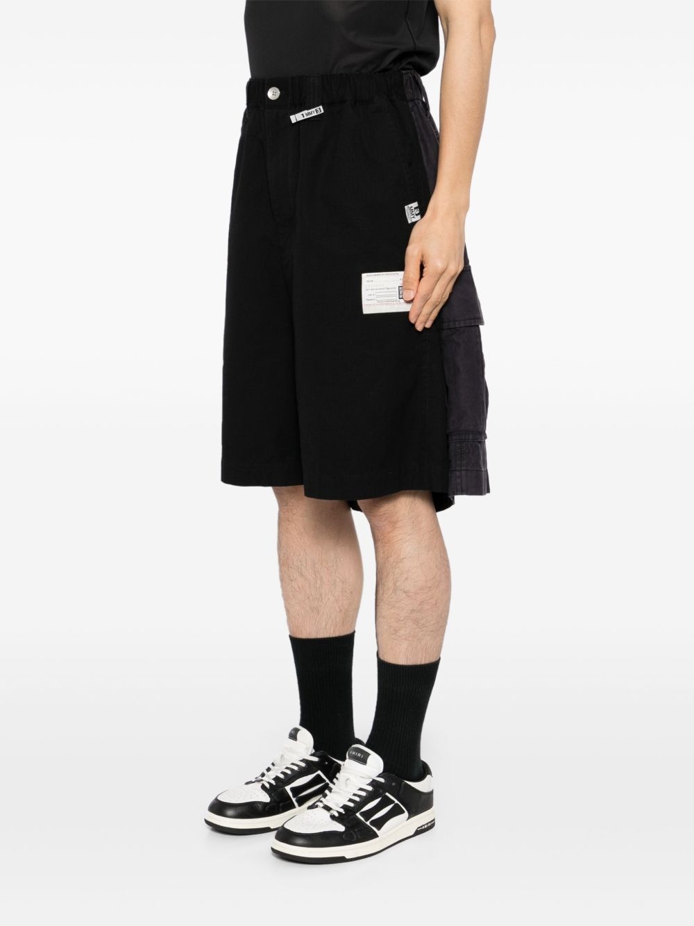 patchwork shorts - 3