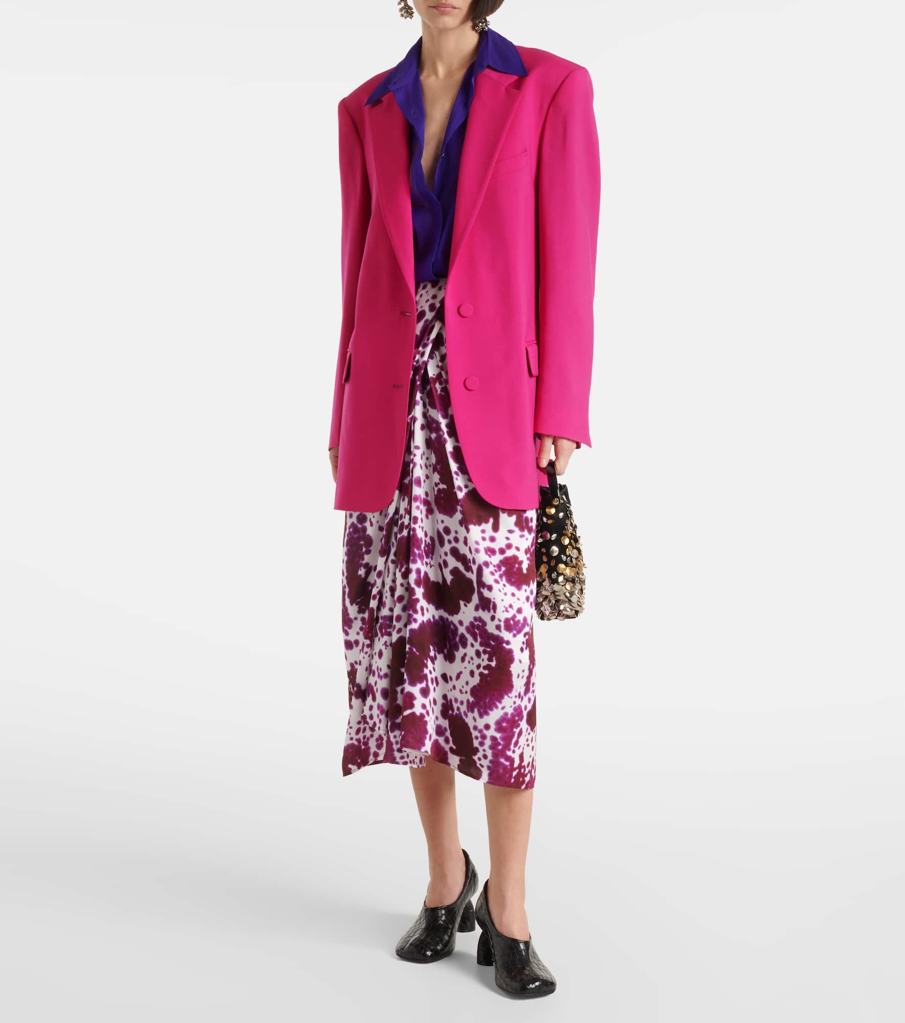 Gathered midi skirt - 2