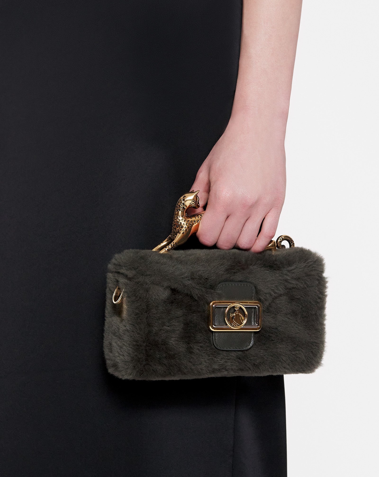 SHEARLING NANO PENCIL CAT BAG - 2