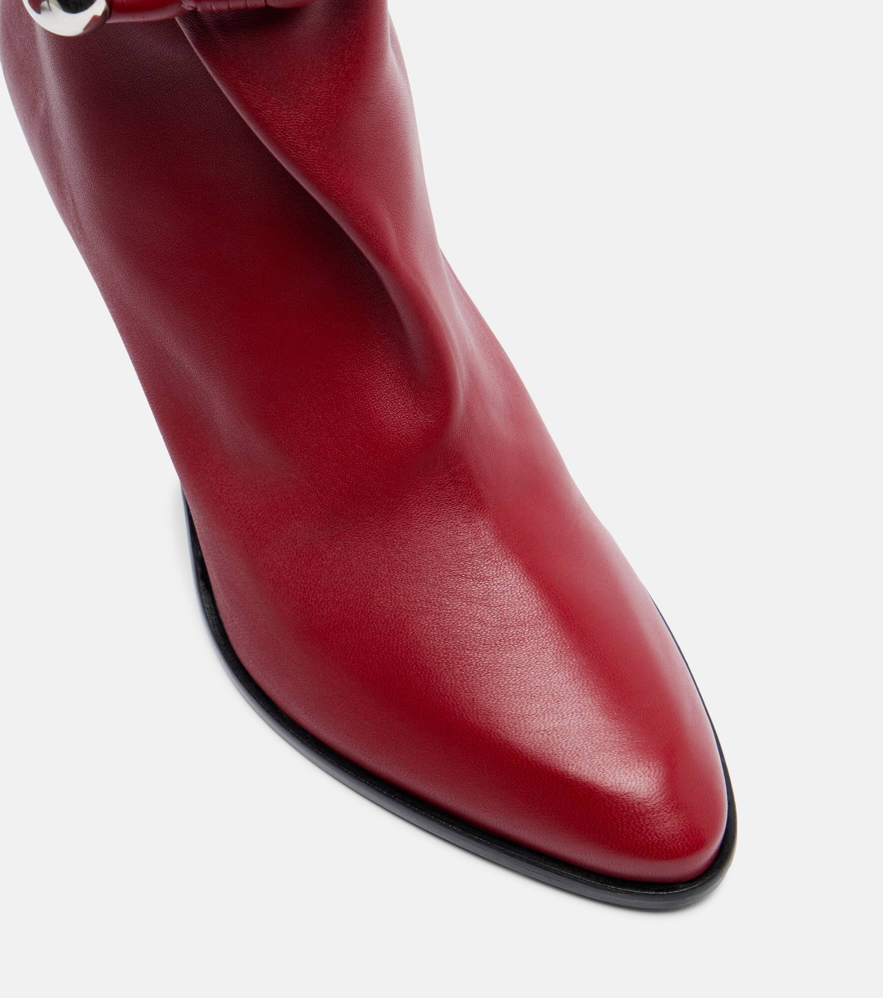 Lolya 90 leather ankle boots - 5