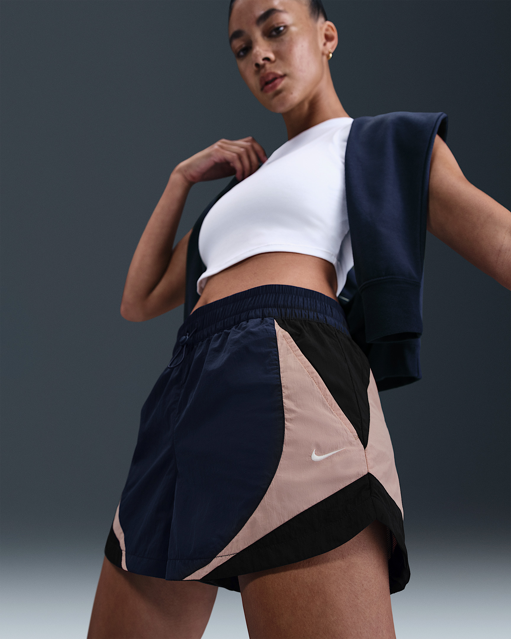 Nike Sportswear Women's Mid-Rise Loose 3" Track Shorts - 5
