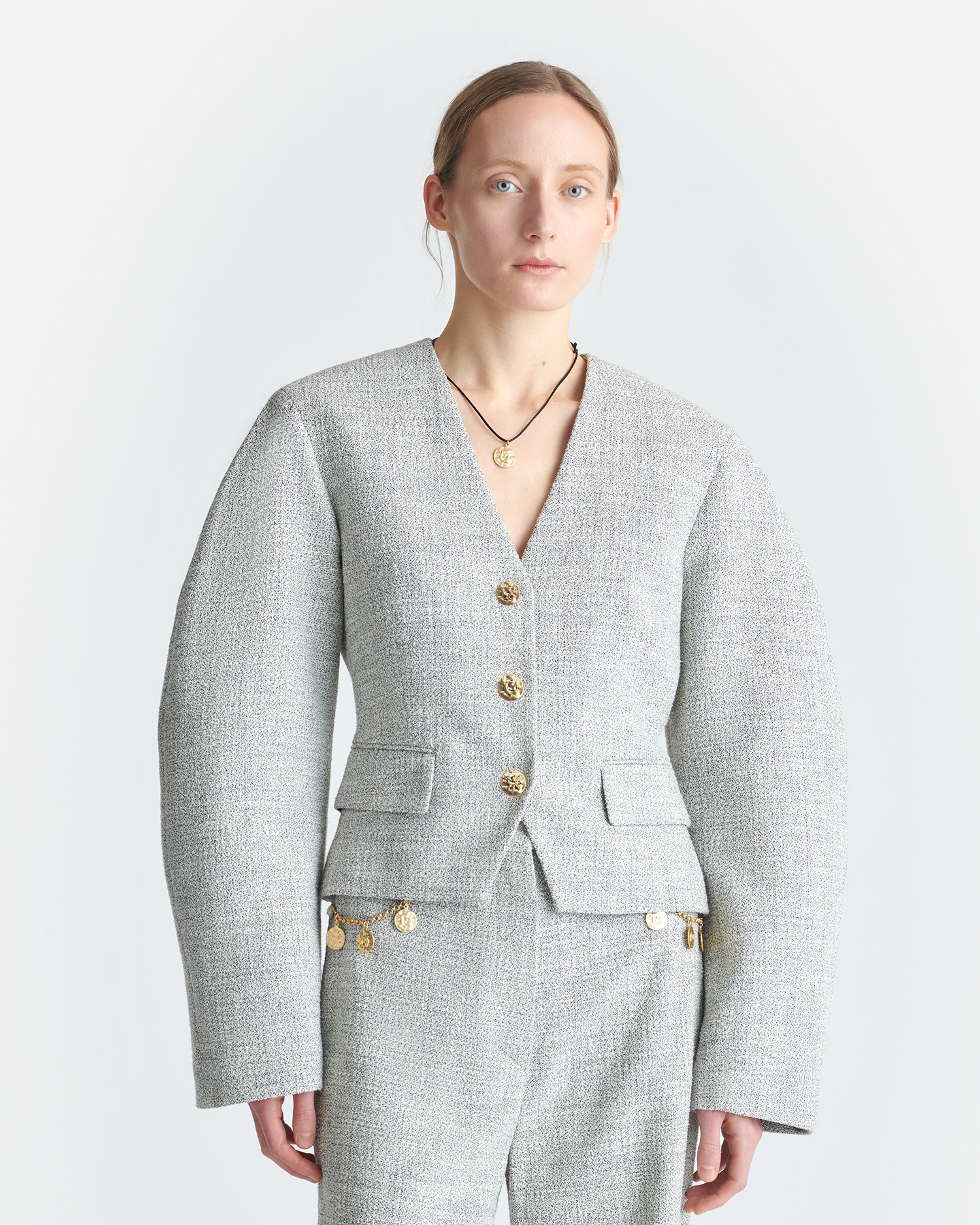 Mouline Tweed Blazer - 3