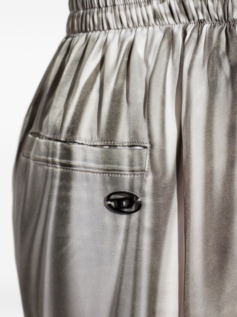 elasticated wide-leg trousers 5