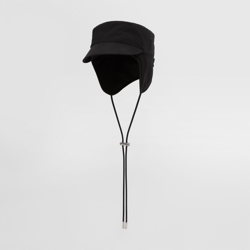 Monogram Motif Cotton Gabardine Cap 6