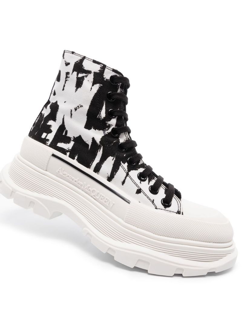 Treadslick graffiti-print sneakers - 4