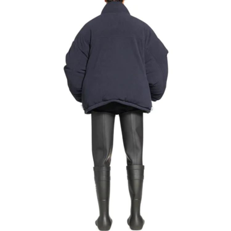 Balenciaga BB Paris Icon Reversible Puffer Jacket 'Washed Black' 704507TMQ041055 - 4