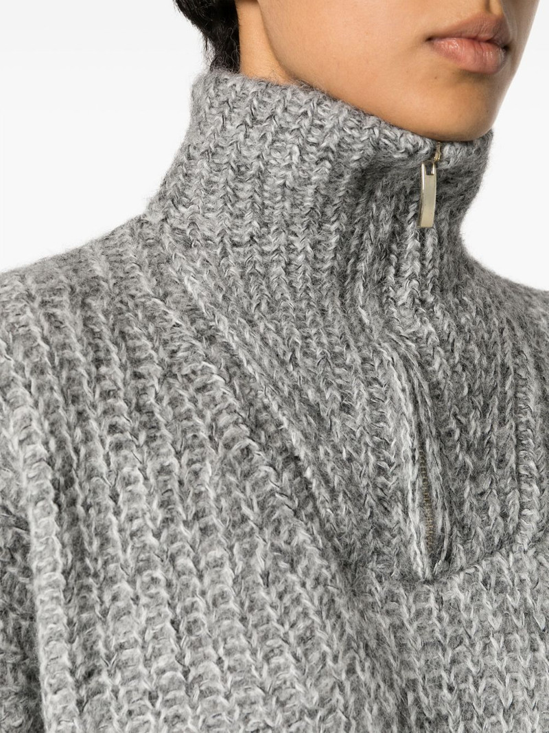 high-neck knitted jumper 5