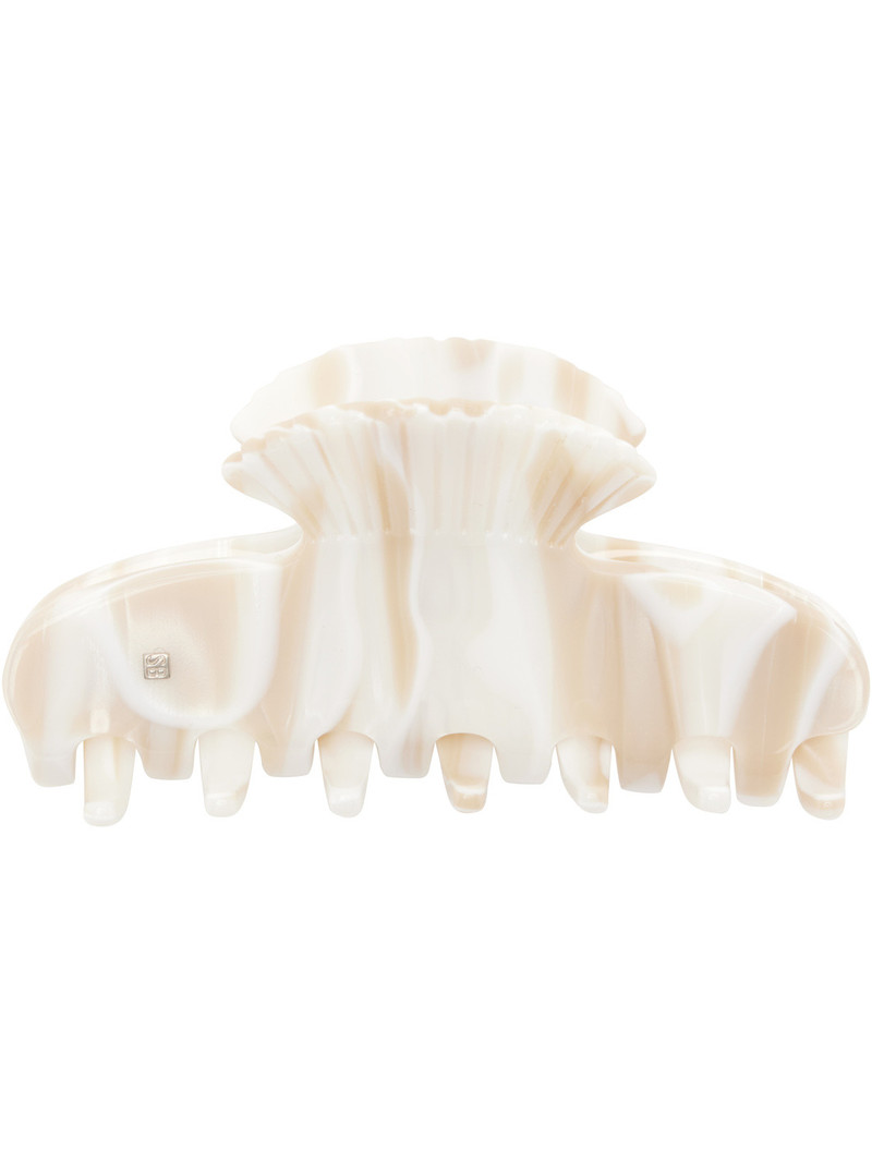 Off-White Small Fan Shell Claw Hair Clip 1