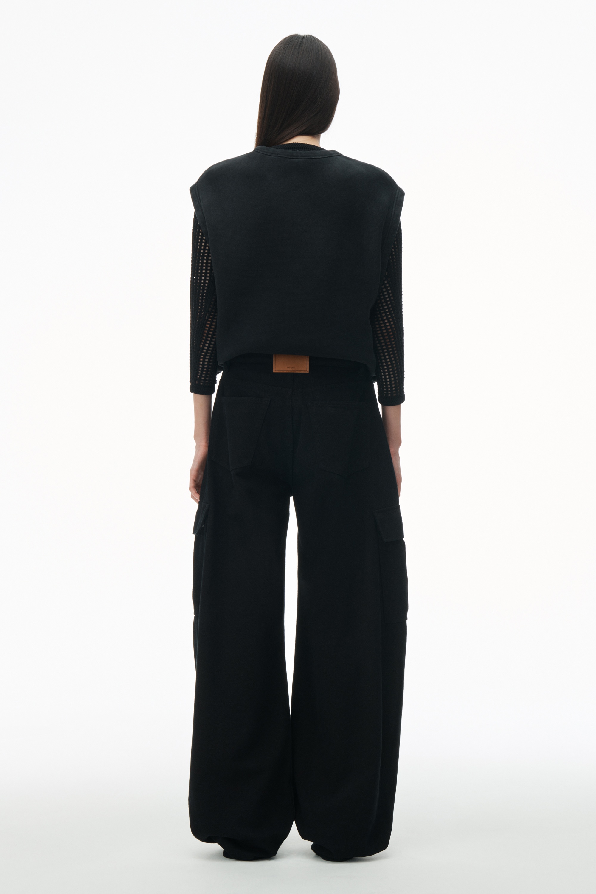 Alexander Wang Oversize Cargo Jeans in Cotton | REVERSIBLE