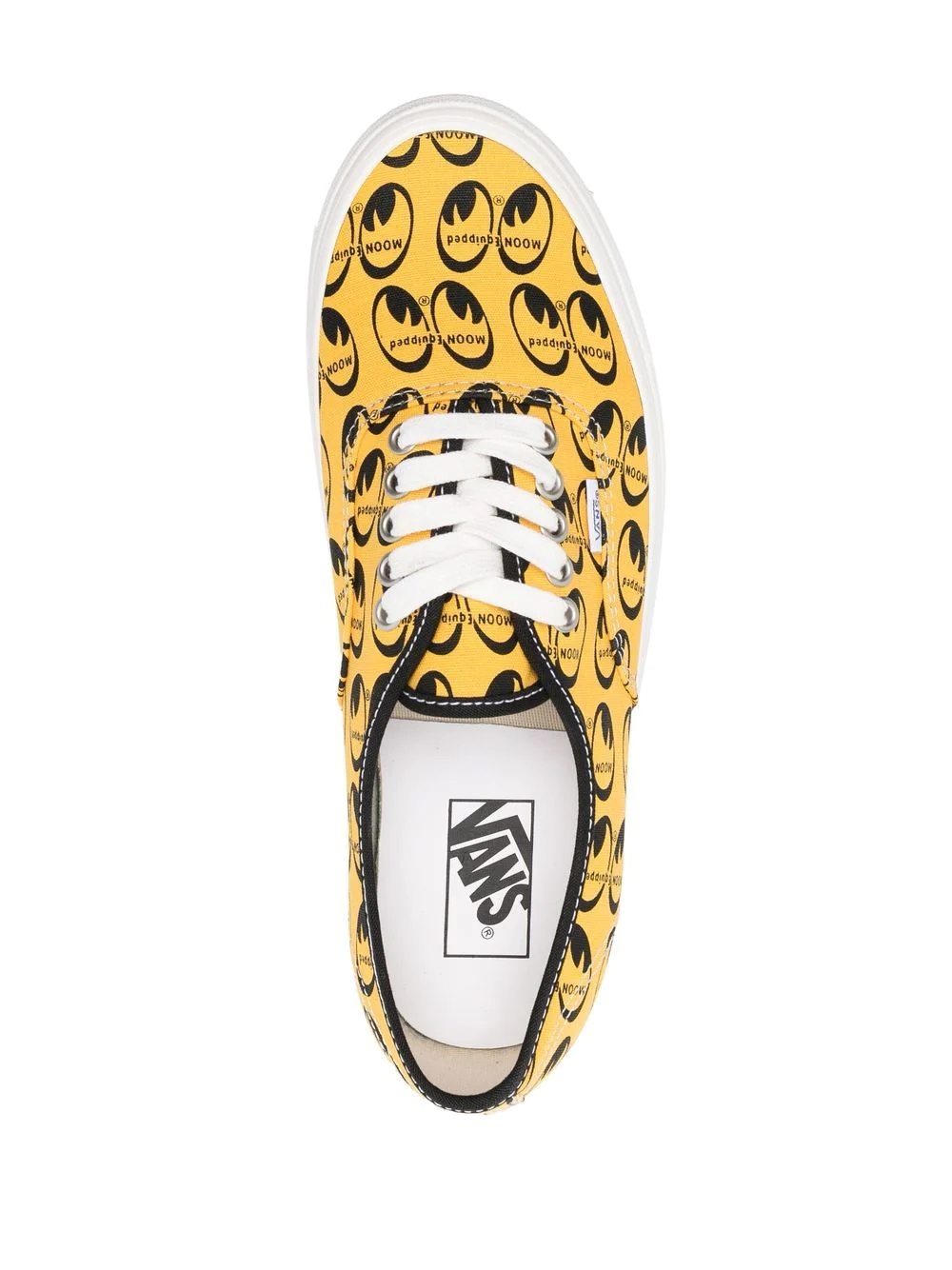 eye-print low-top sneakers - 4
