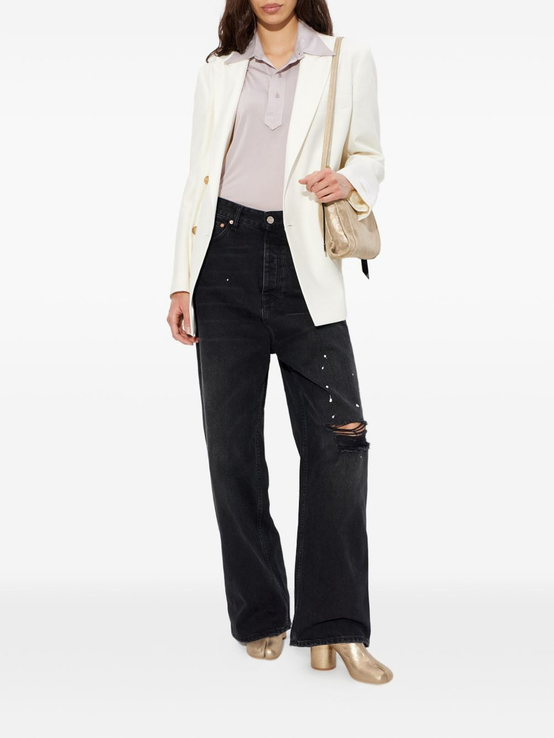 Maison Margiela buttoned polo top outlook