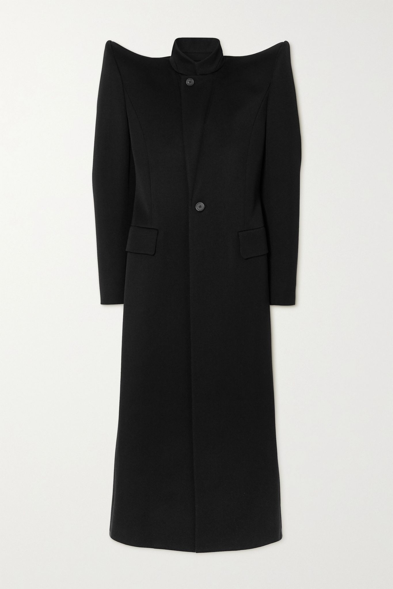 Wool-twill coat - 1