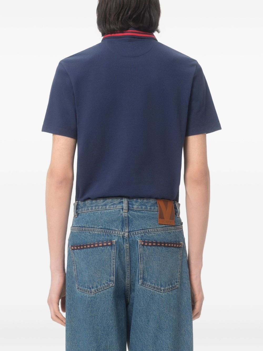 COTTON PIQUÉ POLO SHIRT WITH VG EMBROIDERY - 4